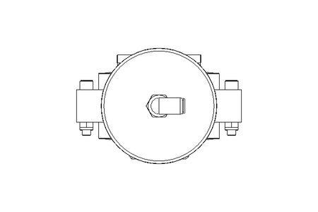 Butterfly valve B DN065 OVO NC E D20