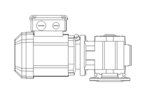 Worm gear motor 0.37kW 76 1/min