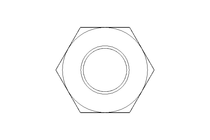 Hexagon nut M8 A4 ISO10511