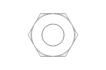 Hexagon nut M8 A4 ISO10511