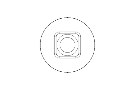 Vis à tête bombée M12x25 A2 DIN603