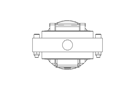 Butterfly valve B DN065 OVO NC E D14