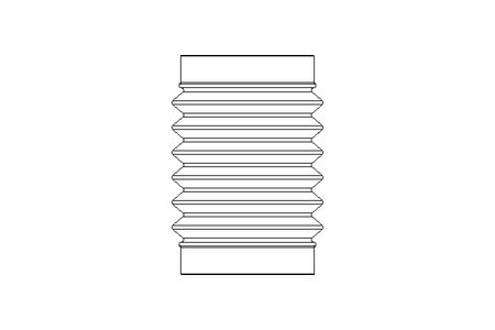 Faltenbalg 114,3×2 6 Wellen