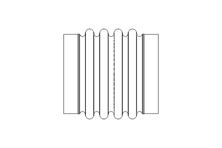 Faltenbalg 154×2 4 Wellen