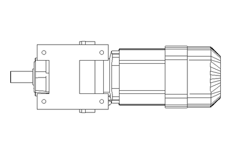 Motorreductor coaxial 0,37kW 38 1/min