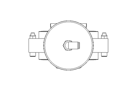 Butterfly valve B DN080 OVO NC E D4