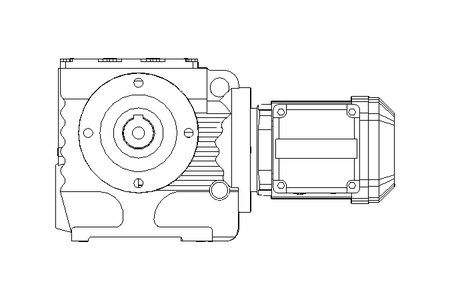 Motor engrenagem sem fim 0,37kW 6,4