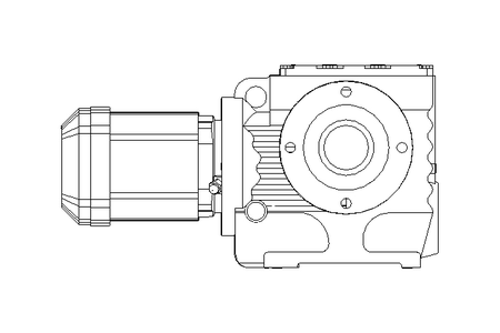 Motor engrenagem sem fim 0,37kW 6,4