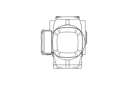 Worm gear motor 0.37kW 6.4 1/min