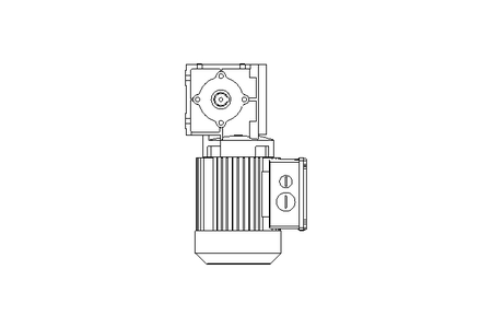 Motorreductor ortogonal 0,12kW 198 1/min