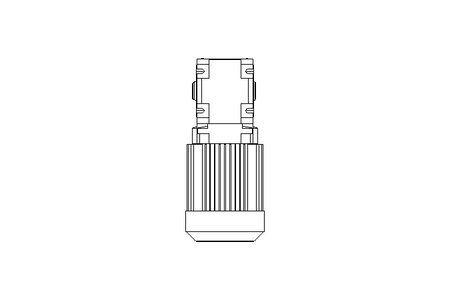 Spiroplan gear asynchronous motor 0.12kW