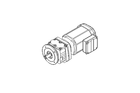 Spur gear motor 0.55kW 48 1/min