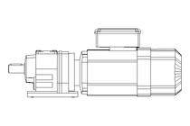 Motorreductor coaxial 0,55kW 48 1/min