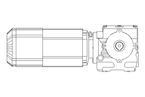 Motore a vite senza fine 0,55kW 19 1/min