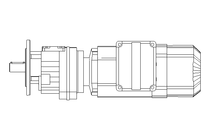 Motorreductor coaxial 0,55kW 50 1/min