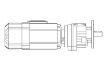 Motorreductor coaxial 0,55kW 50 1/min