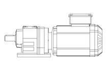 Stirnradgetriebemotor 0,55kW 48 1/min