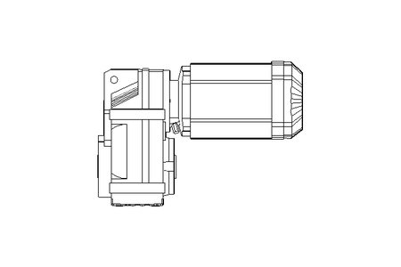 Motorred. ejes paralelos 0,55kW 20 1/min