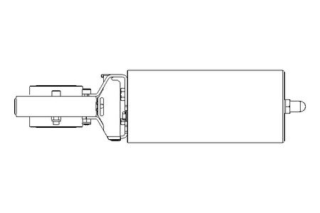 Butterfly valve B DN040 OVO NC E EX