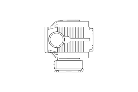 Worm gear motor 0.55kW 11 1/min