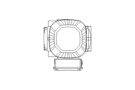 Worm gear motor 0.55kW 11 1/min