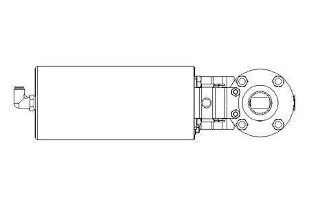 Butterfly valve B DN025 WVM NC E EX