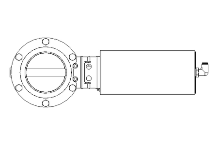 Butterfly valve B DN080 WVW NC E EX