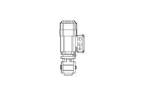 Worm gear motor 0.55kW 45 1/min