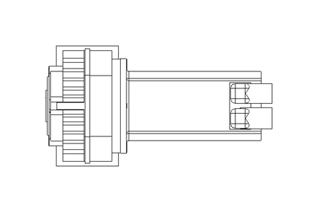 Flachgetriebemotor 2,9 Nm