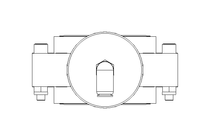 Butterfly valve B DN050 OVO NC H