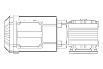Motorreductor ortogonal 0,55kW 141 1/min