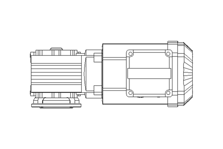 Getriebemotor 0,55kW 101 1/min