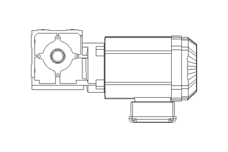 Getriebemotor 0,55kW 88 1/min