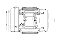 MOTOR TRIFASICO 1 HP