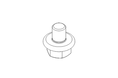 Parafuso sextavado  M5x6 A2 DIN EN 1665