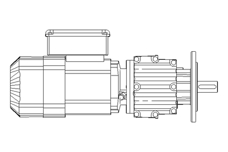 Motoréd. à entraînem.cyl. 0,37kW 169