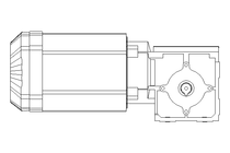 Motoriduttore ortogonale 0,55kW 50 1/min