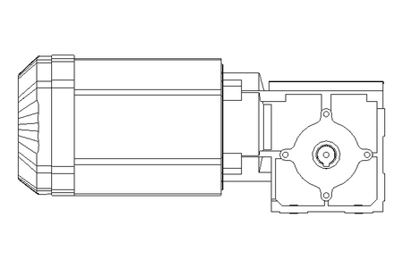 Motoriduttore ortogonale 0,55kW 50 1/min