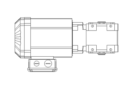 Motoriduttore ortogonale 0,55kW 50 1/min