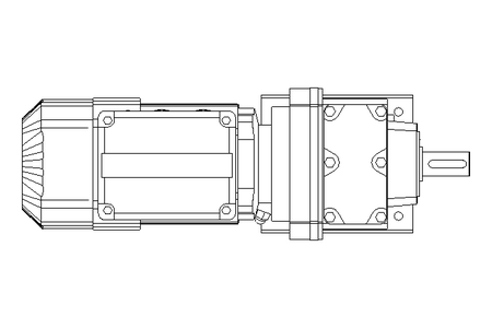 Motorid.ingranaggi cilind 0,37kW 38