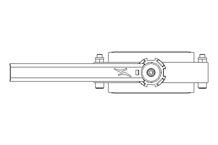 Butterfly valve B DN080 OVO MA F