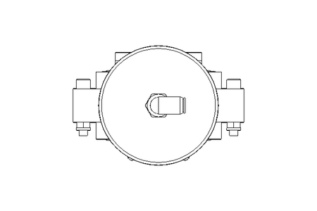 Butterfly valve B DN065 OVO NC F