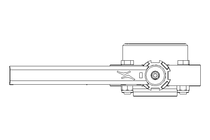 Butterfly valve B DN050 WVM MA F