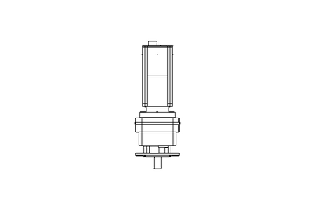 Helical gear servomotor 18.7 Nm