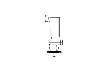 Helical gear servo motor 18.7 Nm