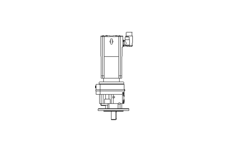 Helical gear servo motor 18.7 Nm