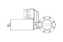 Butterfly valve BR DN080 FVF NC E