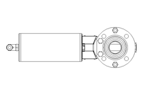 Butterfly valve B DN025 OVO NC V