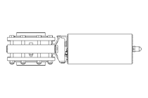 Butterfly valve B DN080 FVF NC F