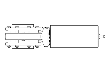 Butterfly valve B DN080 FVF NC F